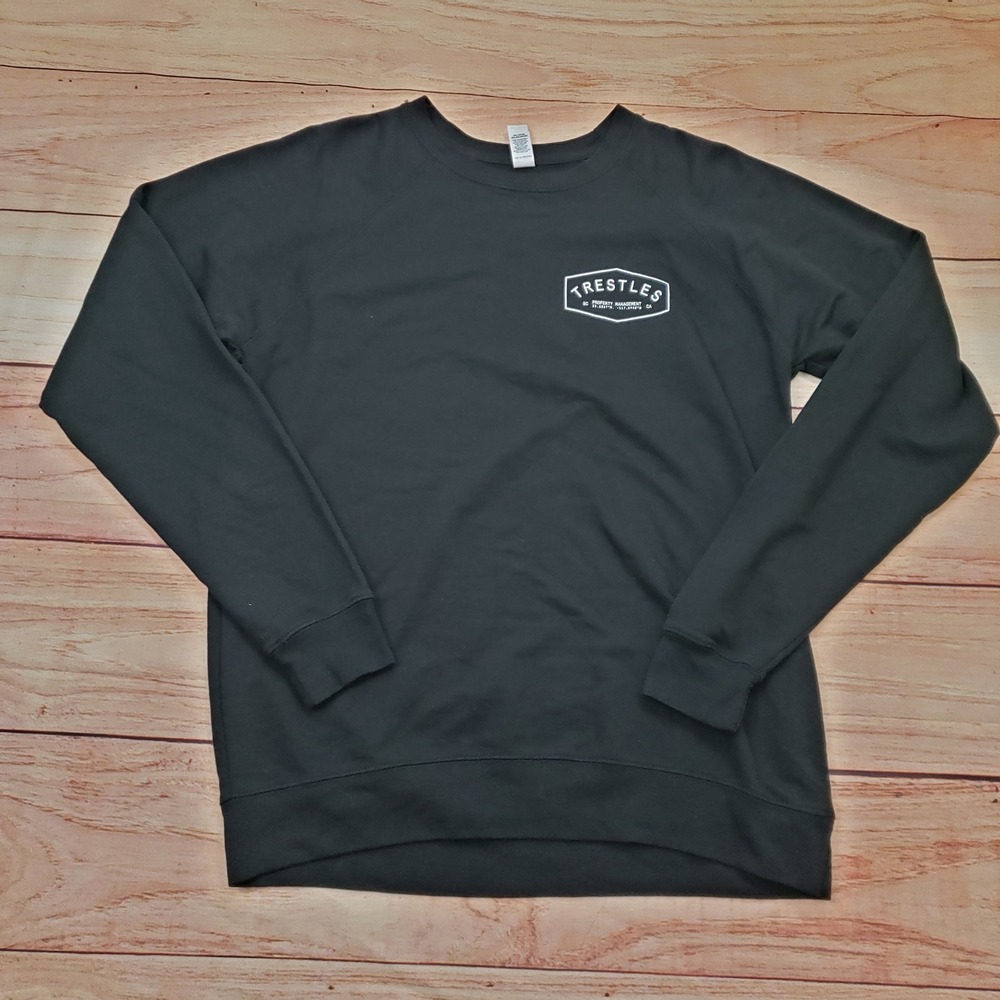 Trestles‎ San Clemente Shirt Mens Large Surf Black Outdoor Heavy Weight Adult